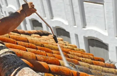 Démoussage de toiture à Saint-Maixant